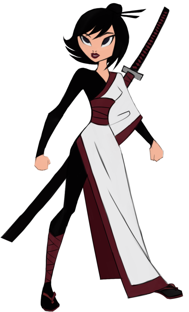 Fan Contentsamurai - Samurai Jack And Ashi Clipart (540x810), Png Download