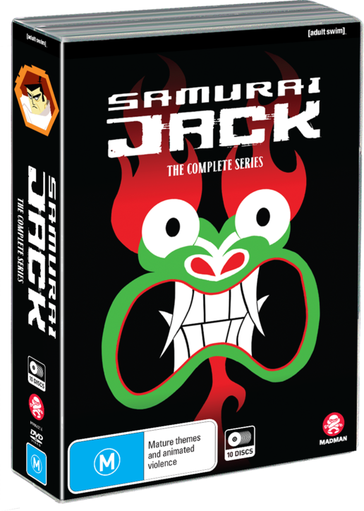 The Complete Seasons 1-5 - Samurai Jack Blu Ray Complete Series Clipart (516x724), Png Download