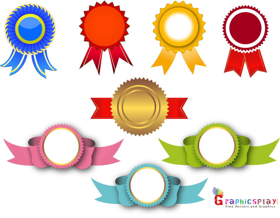 Colorful Ribbons - Ribbons Png Clipart (950x739), Png Download