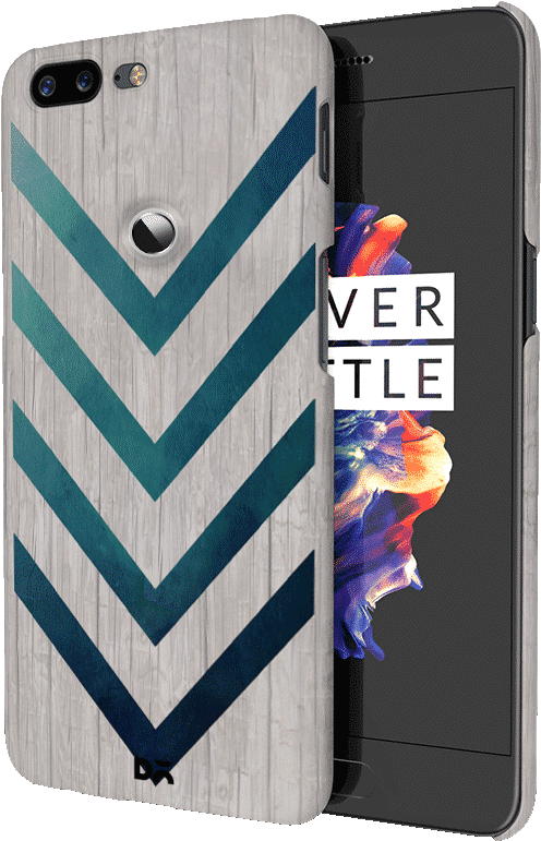 Dailyobjects Blue Arrow Case Cover For Oneplus 5t Buy - Smartphone Clipart (900x900), Png Download