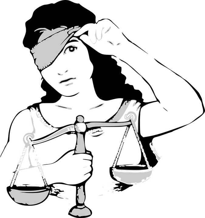 Not Blind Justice Lady Justice Clipart Large Size Png Image Pikpng