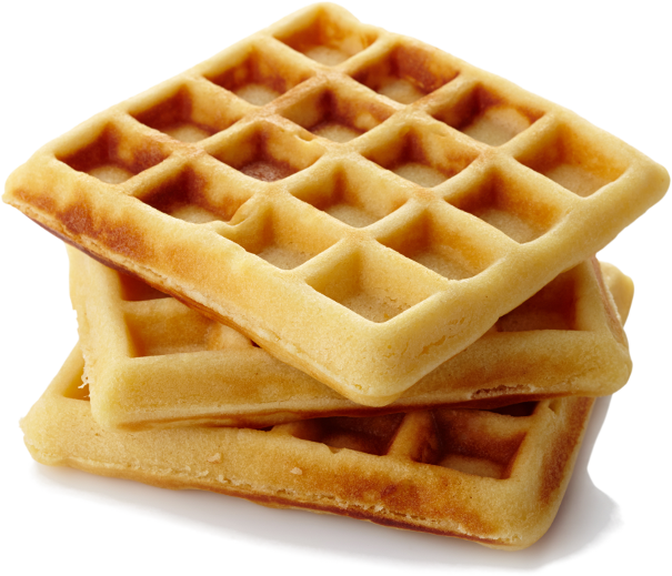 Waffle Png - Waffles Png Clipart (605x519), Png Download