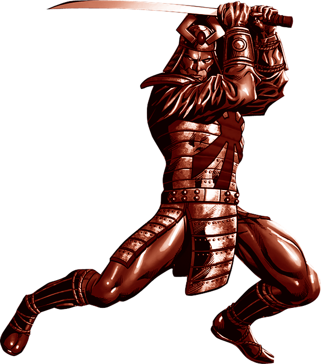 Soldier, Battle, Weapons, Guerrero, Samurai - Samurai Clipart (636x720), Png Download