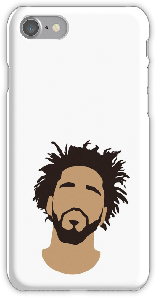 J Cole Silhouette Iphone 7 Snap Case - High School Musical Iphone Case Clipart (750x1000), Png Download