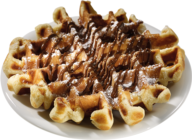 Nutella Waffles Png , Png Download Clipart (650x474), Png Download