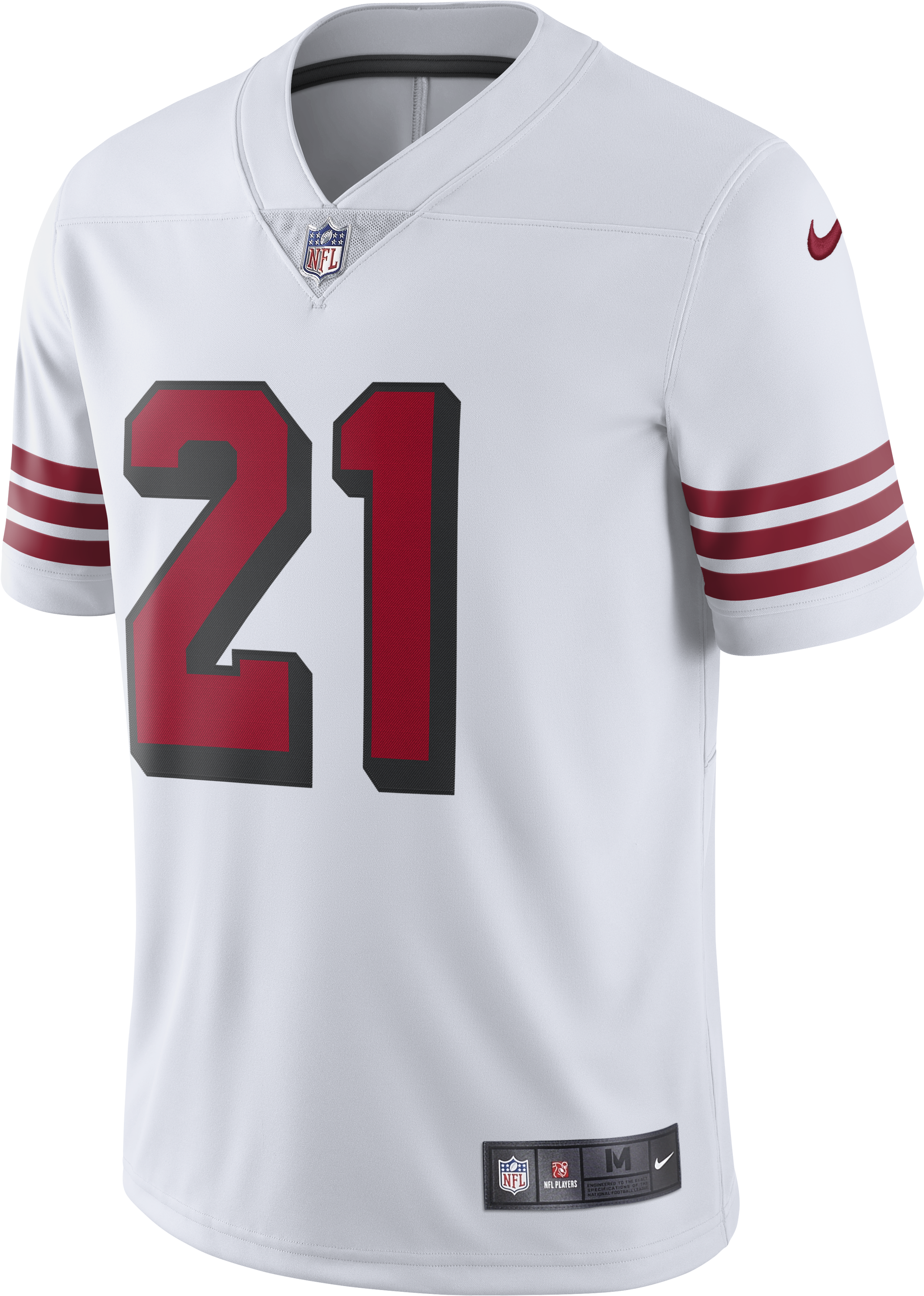 Frank Gore/deion Sanders 49ers New Throwback Alternate - Sports Jersey Clipart (2126x2982), Png Download