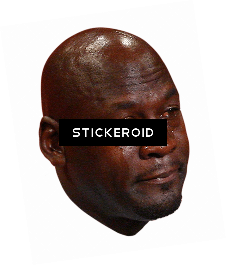 Michael Jordan Crying Meme Clipart Large Size Png Image PikPng