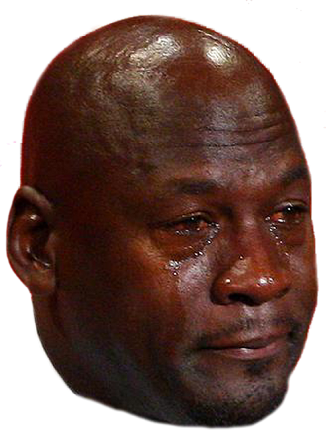 Clip Art Michael Jordan Crying Png - Michael Jordan Crying Transparent Png (725x889), Png Download