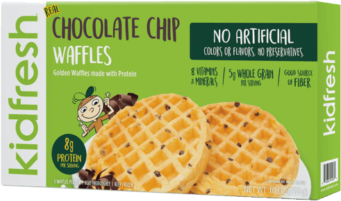 Kidfresh® Frozen Waffles Offer - Belgian Waffle Clipart (600x600), Png Download