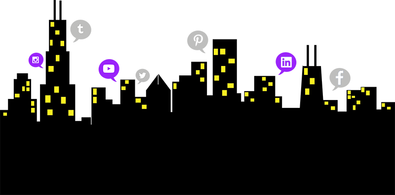 Chicago Buzz Marketing Social Media Marketing And Advertising - Linkedin Clipart (800x396), Png Download