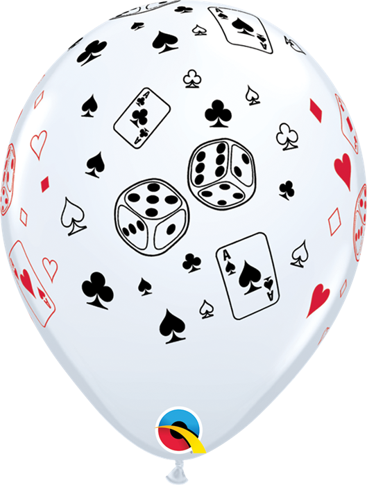 Brody's - Qualatex Casino Balloons Clipart (529x700), Png Download