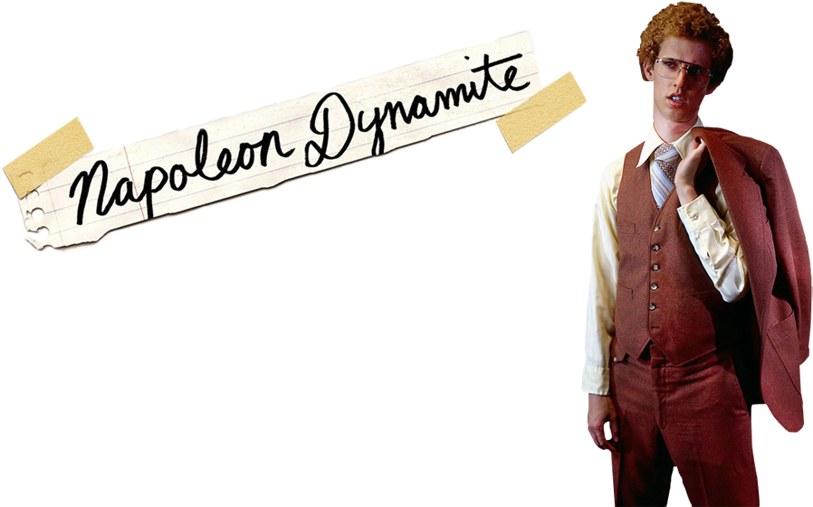 Napoleon Dynamite Png - Napoleon Dynamite Suit Png Clipart (1000x562), Png Download