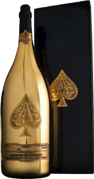 Armand De Brignac Brut Gold Ace Of Spades Champagne - Midas Armand De Brignac Brut Clipart (600x600), Png Download