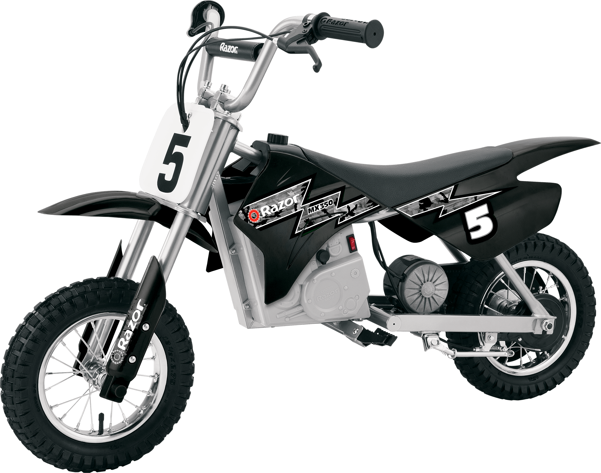 Dirt Bike Black And White - Electric Dirt Bike Black Clipart (2000x1573), Png Download