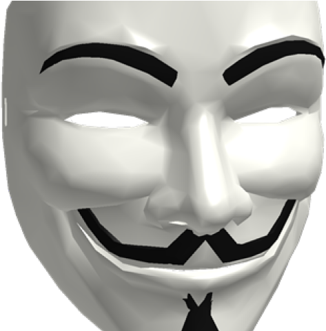 Anonymous Mask Roblox Clipart (640x480), Png Download