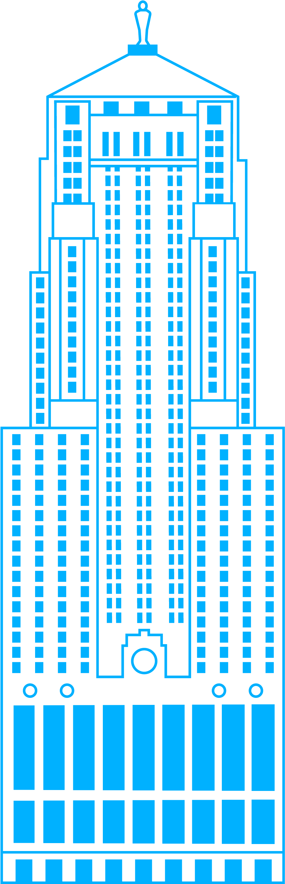As The Birthplace Of The Skyscraper, Chicago's Love Clipart (2817x3067), Png Download