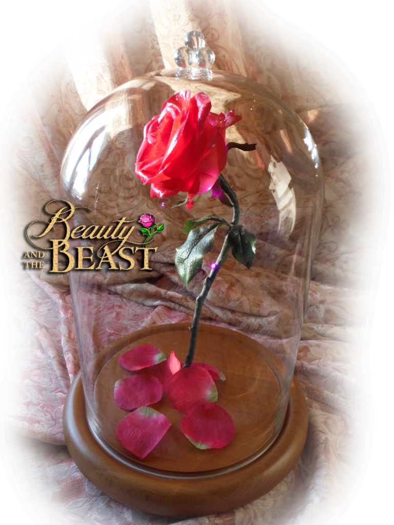 Free Beauty And The Beast Enchanted Rose Prop Clipart (768x1024), Png Download