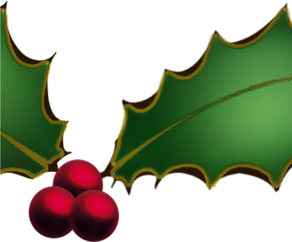 Christmas Holly Clipart 6 Clip Art Panda Free Images - Christmas Holly Clipart Free - Png Download (1024x1024), Png Download