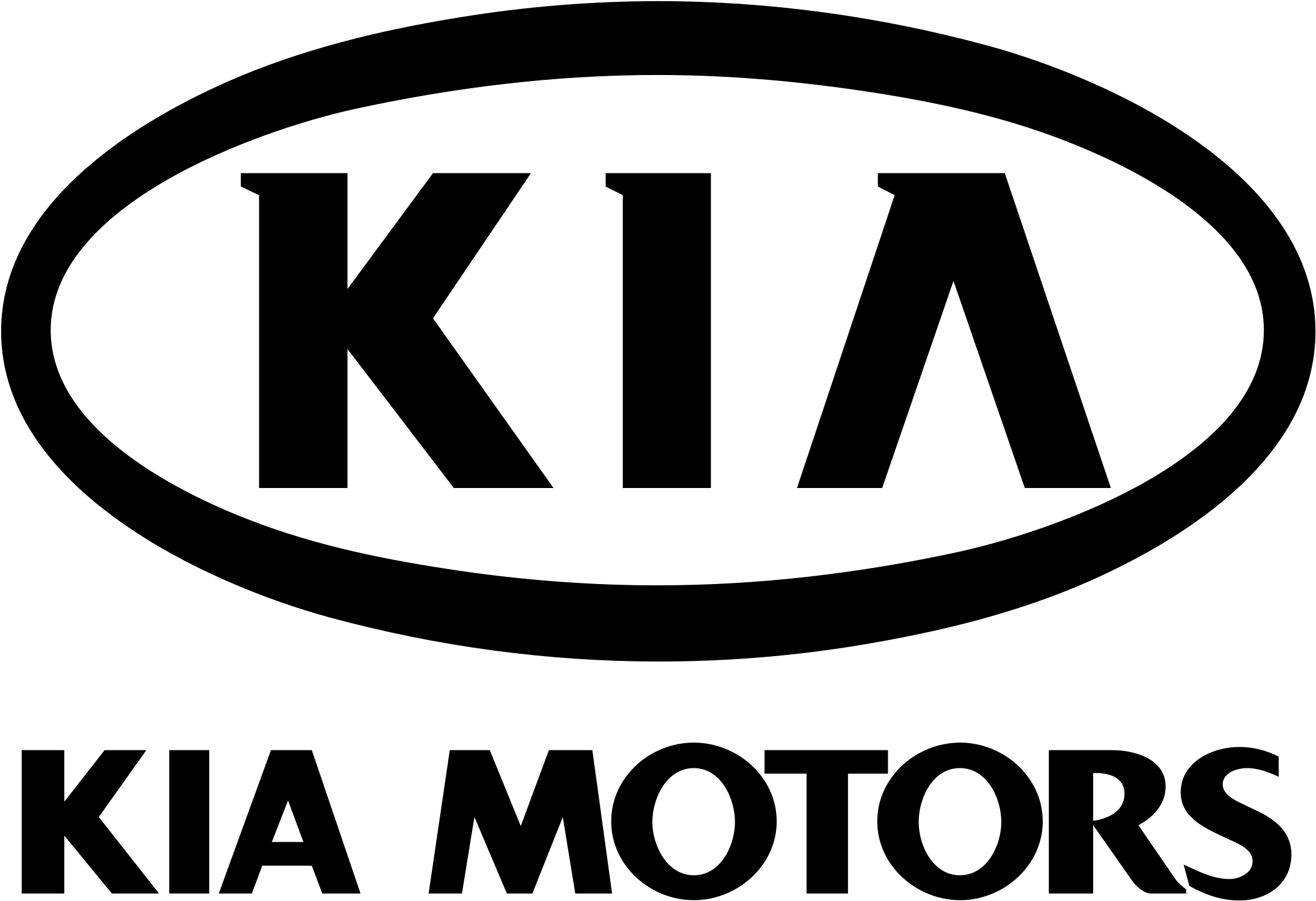 Kia Motors Logo Png Transparent - Kia Motors Clipart (2400x2400), Png Download