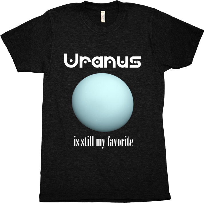 Budget Version Now On Sale Uranus Is Still My Favorite - Active Shirt Clipart (852x762), Png Download