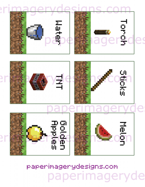 Fish Taco Clipart Minecraft - Minecraft Food Labels Water - Png Download (600x600), Png Download