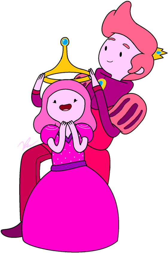 Pink Crown Cliparts - Cartoon - Png Download (592x887), Png Download