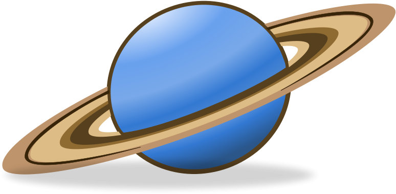 Uranus Cliparts - Saturn Clipart - Png Download (800x406), Png Download