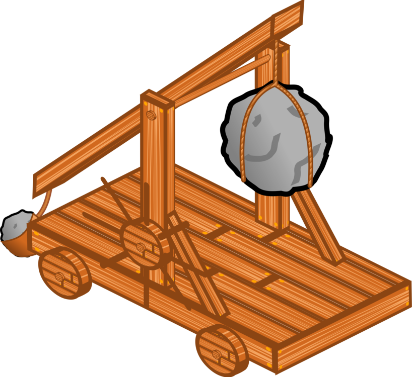 Catapult Ballista Trebuchet Computer Icons Download - Trebuchet Clipart - Png Download (818x750), Png Download