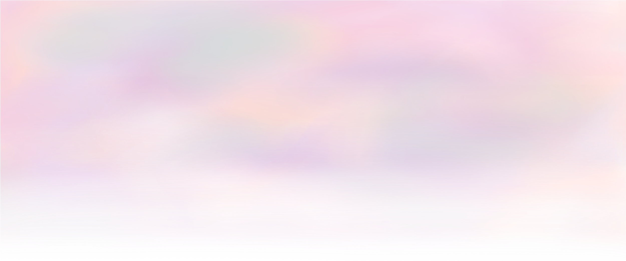 Blue Pastel Pink Sky Cloud Hq Image Free Png Clipart - Dreamy Pastel Transparent Png (2500x1067), Png Download