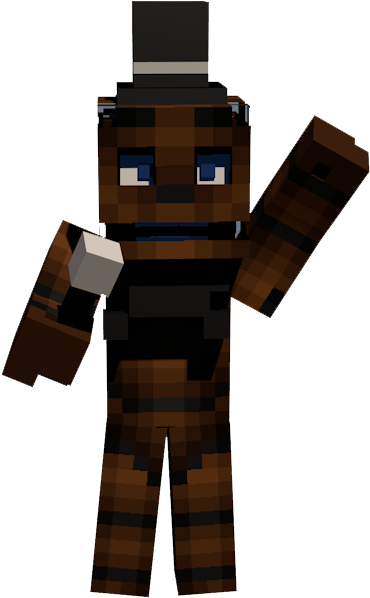 Freddy Fazbear Photo - Png De Minecraft 4d Clipart (1280x720), Png Download