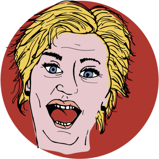 Hillary-illustration - Illustration Clipart (600x600), Png Download