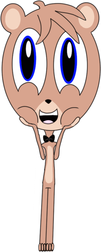 Happy Freddy - Cartoon Clipart (600x960), Png Download