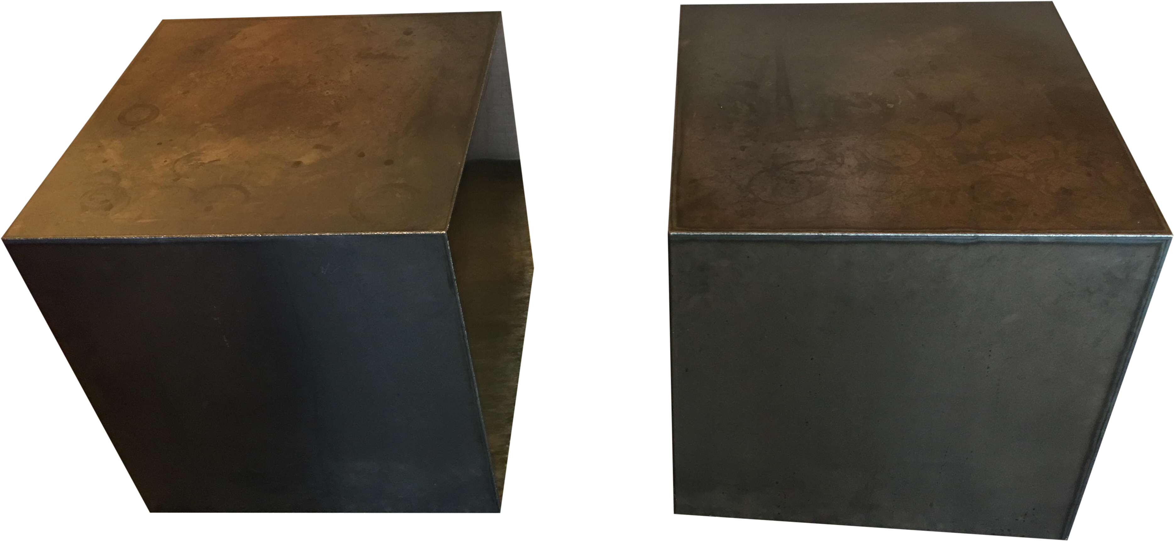 Png Free Library Drawing Woods Metal Cube Clipart (3734x1720), Png Download