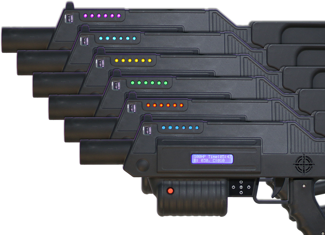 We Love To Show People Our True Colors - Laser Tag Set Clipart (1349x986), Png Download