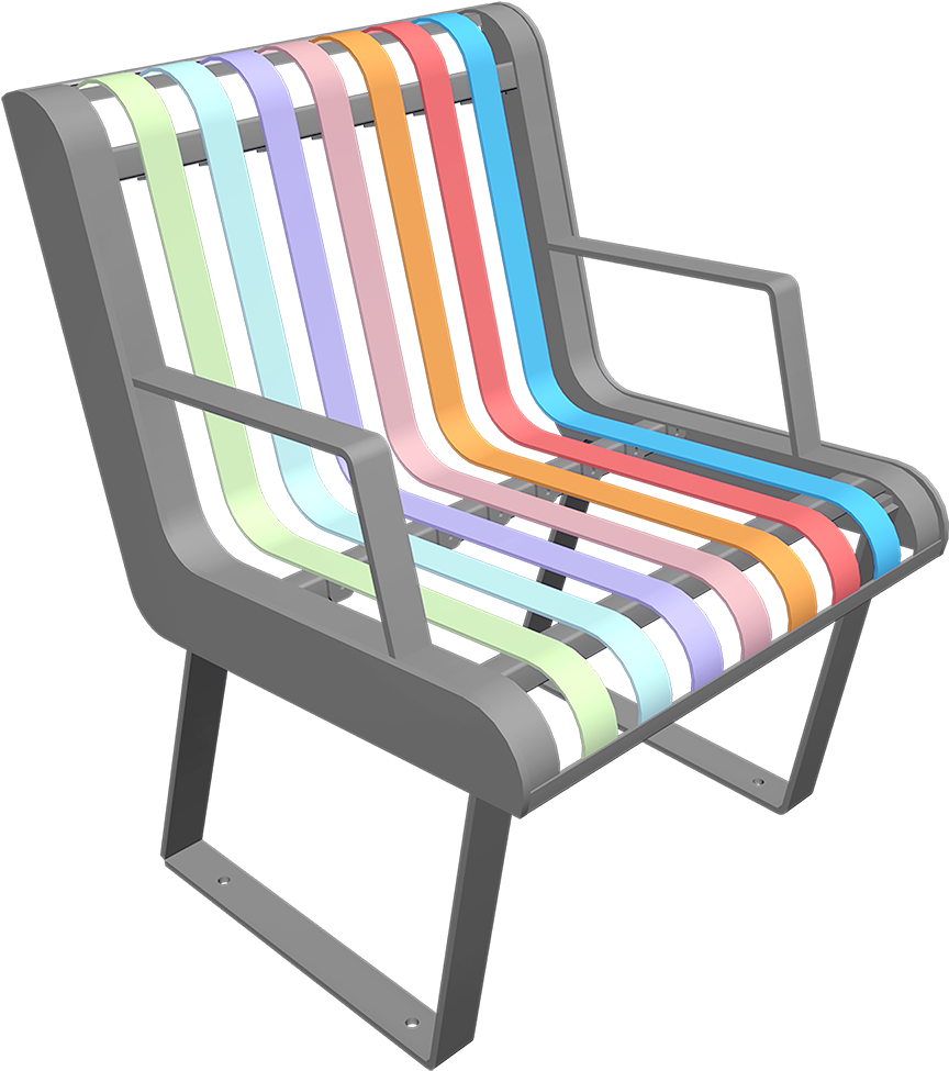 Pastel Chair - Rocking Chair Clipart (1000x1000), Png Download