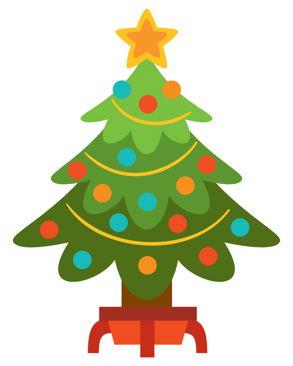 Christmas ~ Christmas Clipart Simple Kid Clip Art Free - Christmas Tree Png Clip Art Transparent Png (1024x1280), Png Download