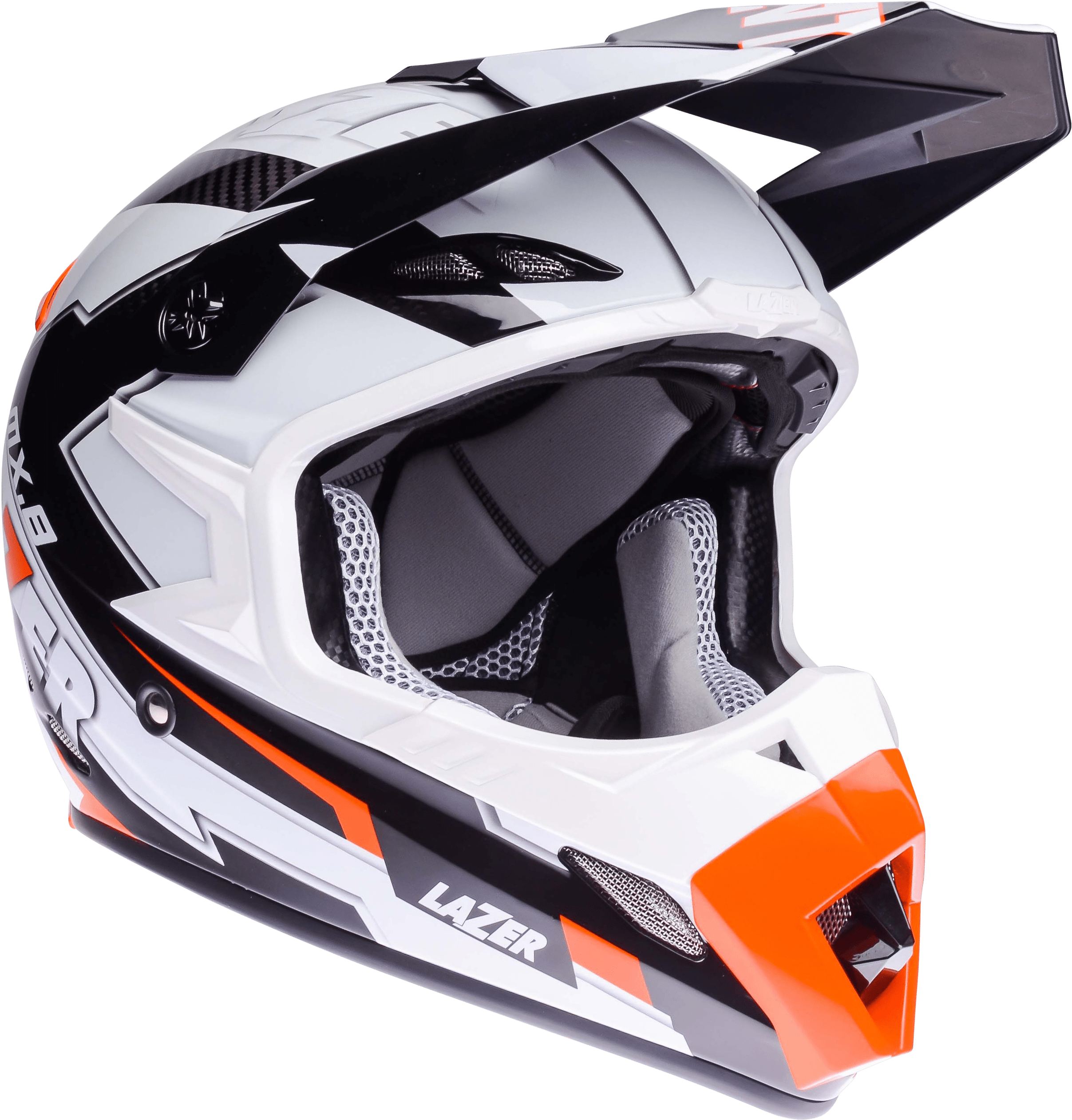 Download - Lazer Mx8 Carbon Tech Clipart (2526x2804), Png Download