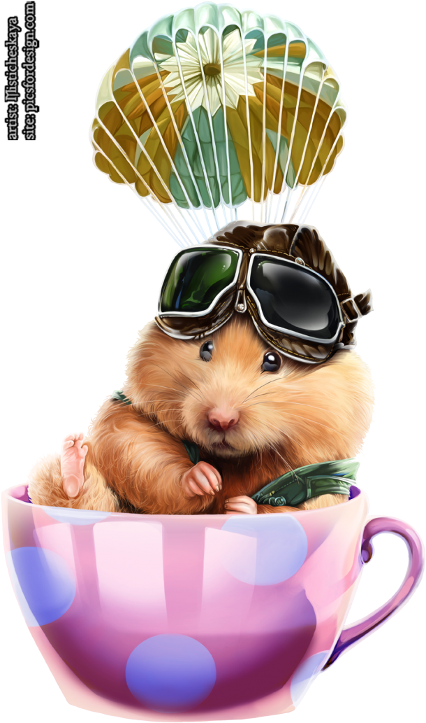 Hamster - Guinea Pig Clipart (640x1091), Png Download