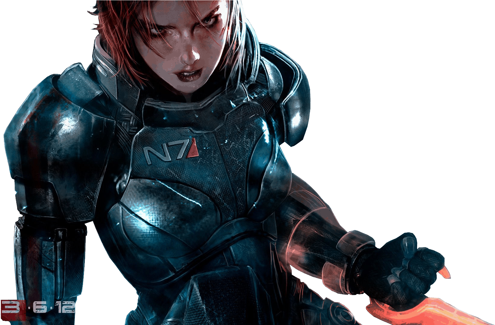 Mass Effect Png - Mass Effect Female Shepard Clipart (1920x1080), Png Download