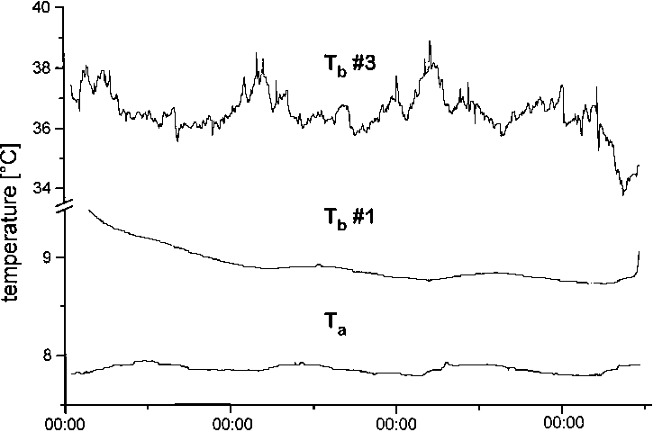 Fluctutations Of Body Temperature During Euthermy (hamster - Plot Clipart (725x480), Png Download