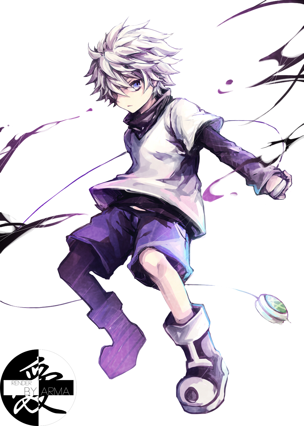 Killua Png - Hunter X Hunter Killua Cool Clipart (970x1360), Png Download