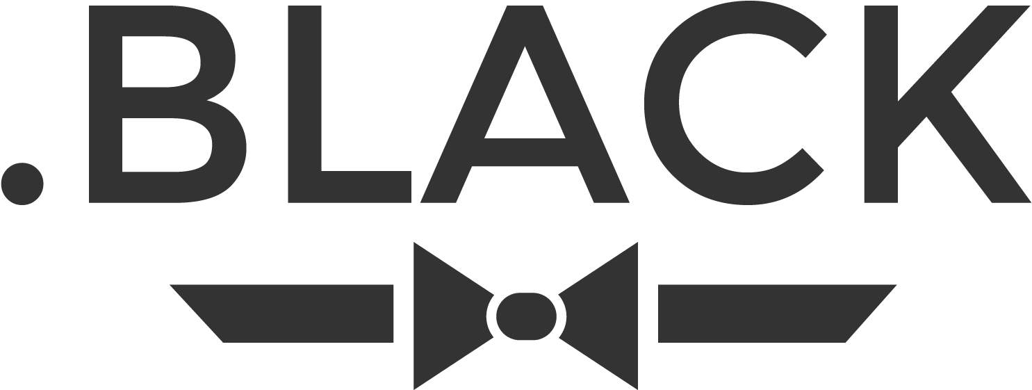 Dot Black Logo - Graphic Design Clipart (1593x739), Png Download