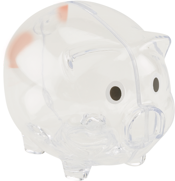 Plastic Piggy Bank - Domestic Pig Clipart (700x700), Png Download