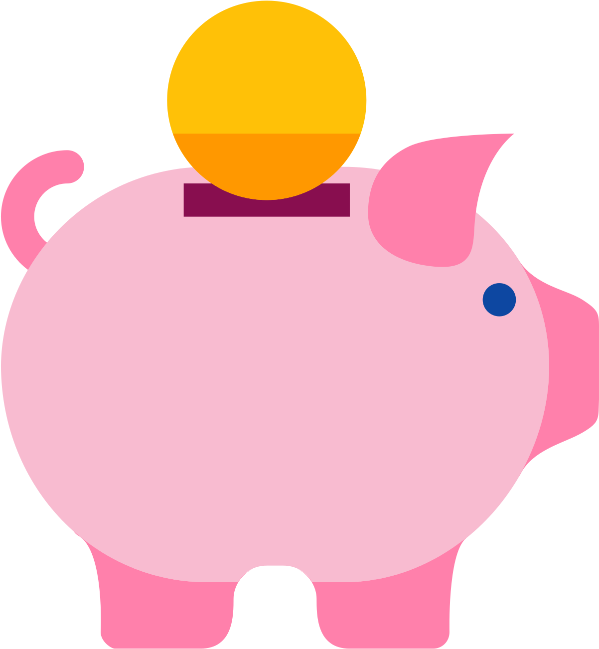 Freeuse Download Piggy Bank Free Download Best X Piggybank - Piggy Bank Money Clipart - Png Download (1600x1600), Png Download
