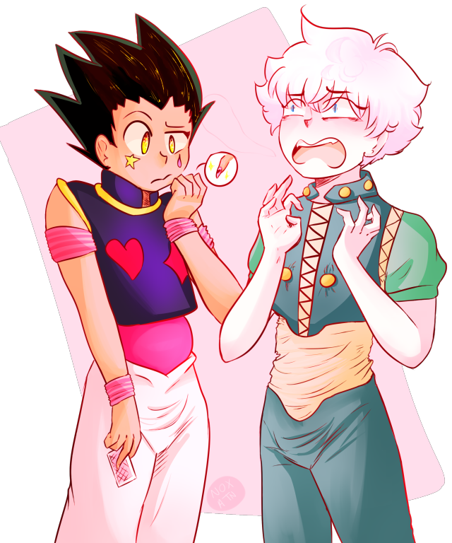 Gon And Killua - Hisoka Gon Illumi & Killua Clipart (640x768), Png Download