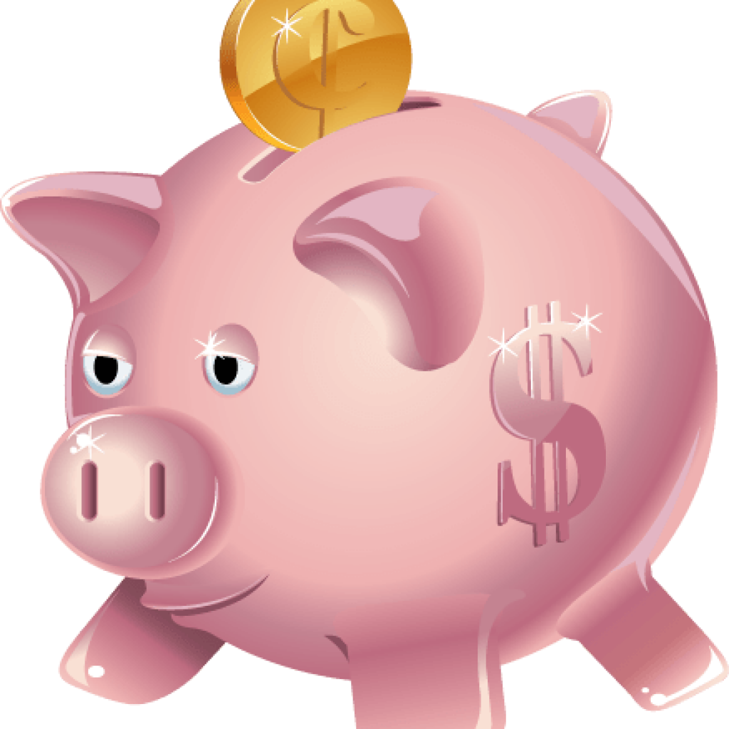 Piggy Bank Clipart Piggy Bank Clipart Transparent Png - Animation Picture For Saving Money (1024x1024), Png Download