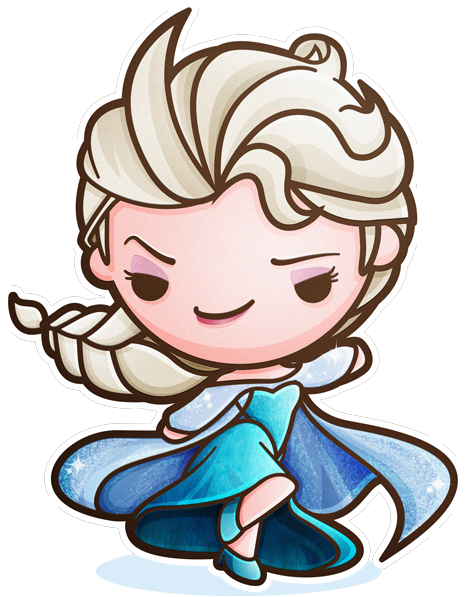 Kawaii Frozen Clipart (600x611), Png Download