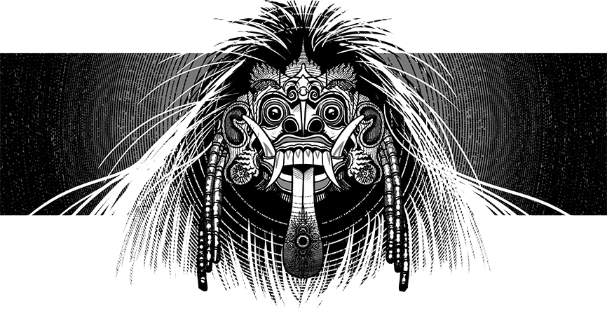 Mask - Tribal Mask Psychedelic Clipart (866x464), Png Download
