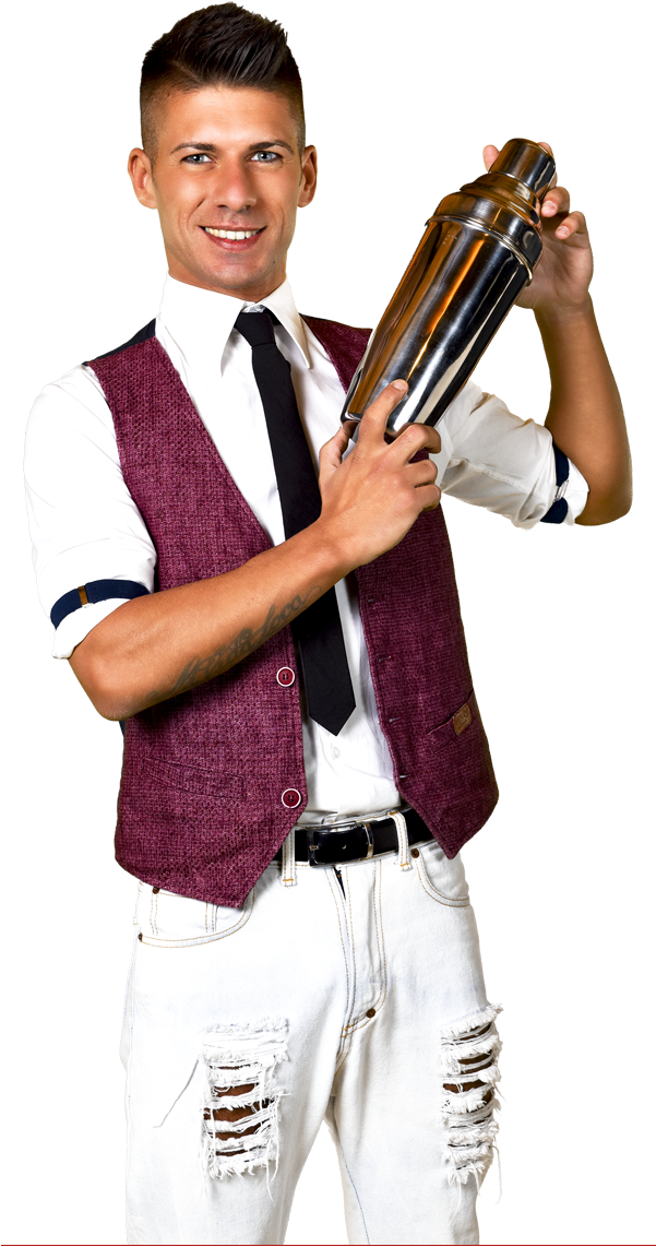 Bartender Png Clipart (600x1226), Png Download