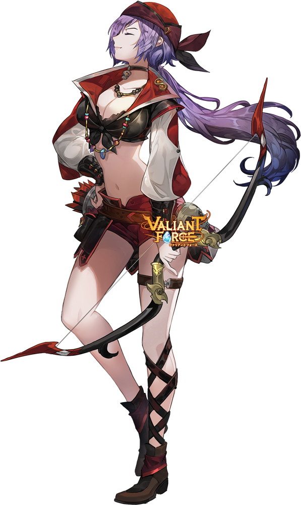 0000 Archer Dd F Ash - Valiant Force Ash Clipart (597x1001), Png Download